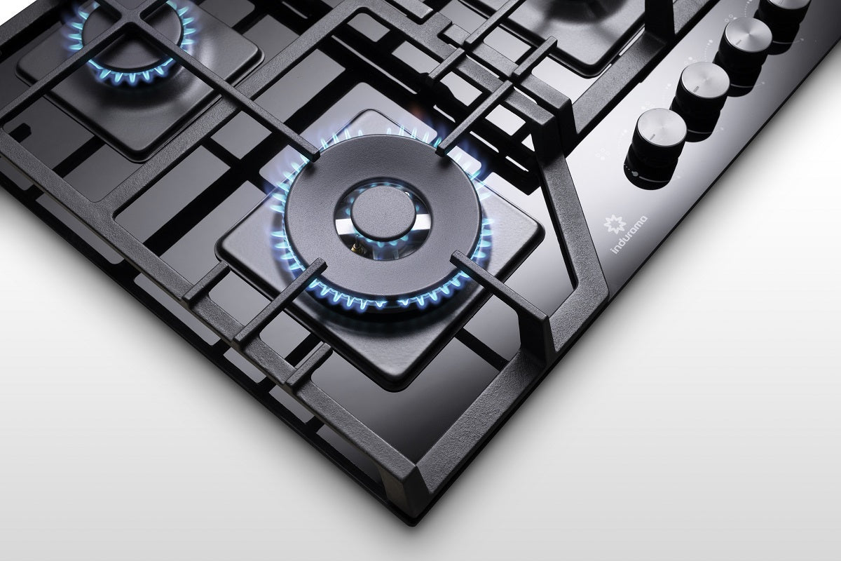 Anafe a Gas Indurama EGI-604 Quemador Triple Corona 4 Hornallas