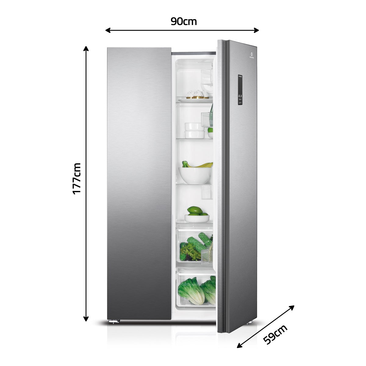 Heladera Indurama RI-770I Side by Side 436 lts