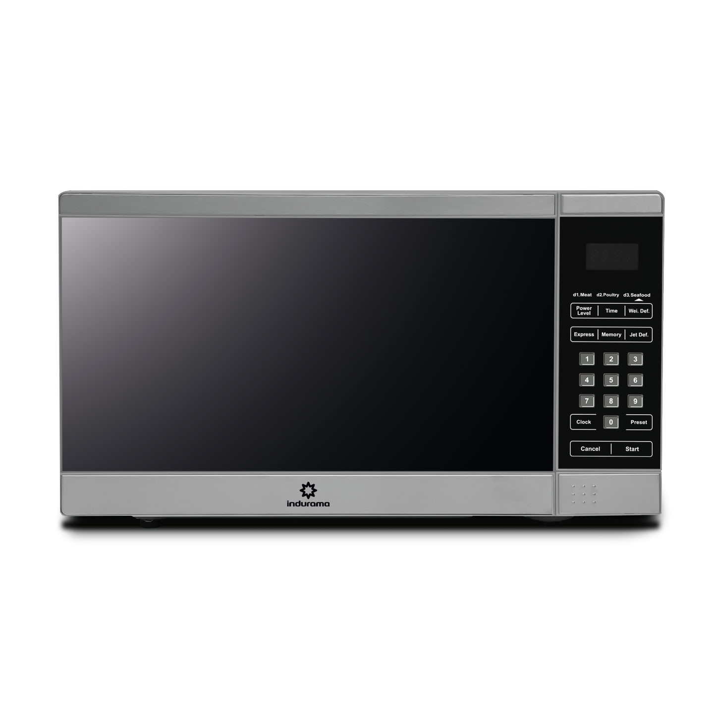 Microondas Indurama MWI-20CR Display LED con Reloj 20 lts