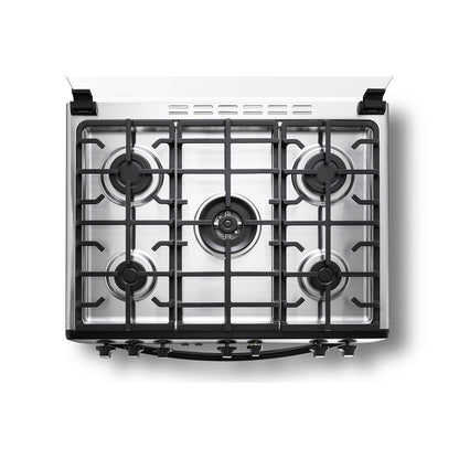 Cocina Indurama Borgoña Zafiro Negra 5 Quemadores Negro