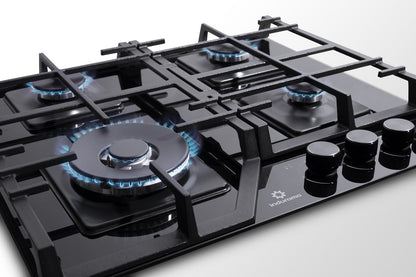 Anafe a Gas Indurama EGI-604 Quemador Triple Corona 4 Hornallas