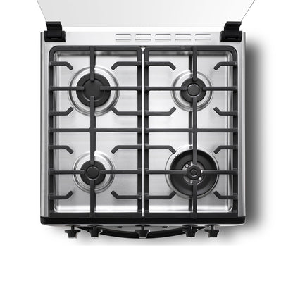 Cocina Indurama Pompeya A Gas 4 Quemadores Negra